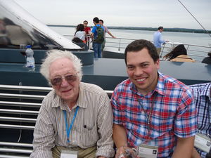 Doug Rice with 2007 Nobel Laureate Oliver Smithies