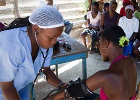 Global Health initiative, Haiti 2010