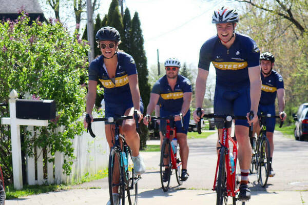 Thirty-two students from the ESTEEM graduate program participated in the annual Bike Ride for a Cure in May, with proceeds going toward finding a cure for Niemann-Pick Type C disease.