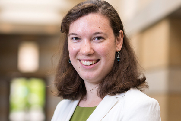 Sarah Crane, Ph.D. candidate in the peace studies and history doctoral program
