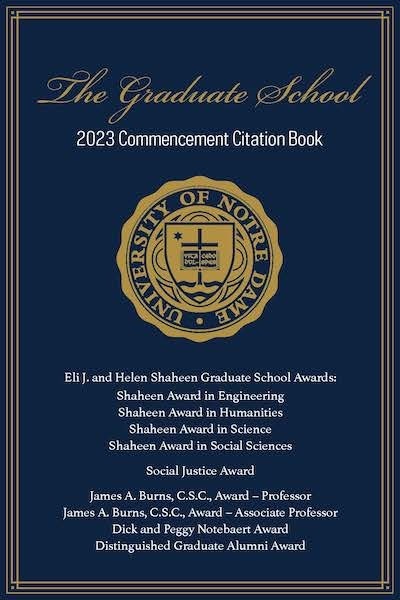 Gs Awards Citation Book 2023 Cover