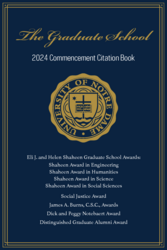 The Graduate School 2024 Commencement Citation Book (cover image)